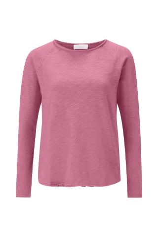 Rich & Royal - Organic Heavy Jersey Longsleeve pink radiance - Gr. - XS