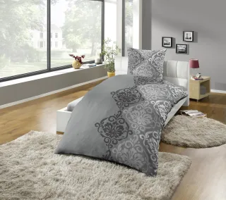 KiNZLER Bettwäsche "Bettwäsche Polycotton Flanell Bettwäsche" 2 tlg. besonders weich