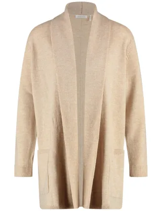 GERRY WEBER Collection - Strickjacke beige - Gr. - 38