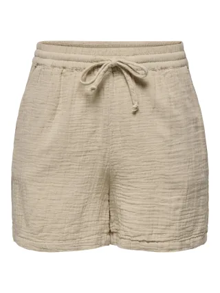 ONLY - ONLTHYRA SHORTS NOOS WVN oxford tan - Gr. - L