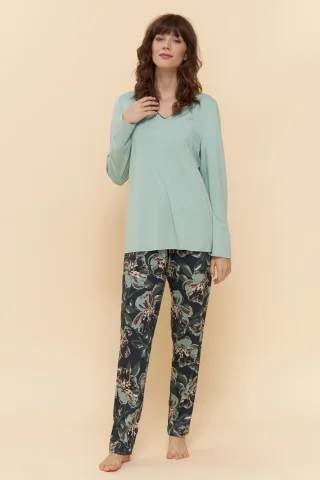 Rösch - Pyjamas 1223666 modern flower - Gr. - 48