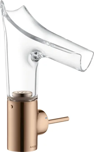 Hansgrohe Waschtischmischer Axor Starck V Polished Red Gold 12112300