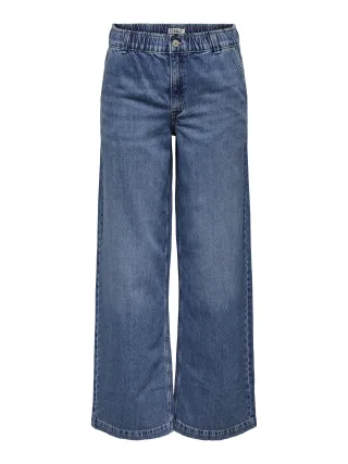 ONLY - ONLCOMET MW WIDE DNM PIM620 NOOS medium blue denim - Gr. - L/32