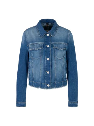 Marc Cain Additions - Jeansjacke in Denim - Rethink Together blue denim - Gr. - 38