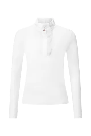 Rich & Royal - Mat Mix Longsleeve white - Gr. - XS