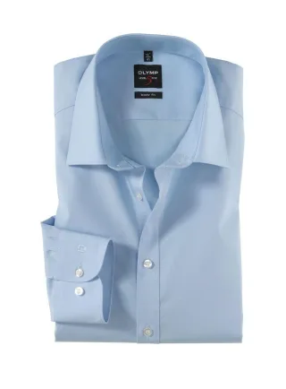 OLYMP - Body Fit: Olymp Level Five cyan/blau - Gr. - 36