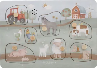 Little Dutch Sound-Greif-Puzzle Little Farm