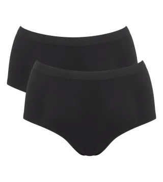 sloggi - sloggi GO Sense Highwaist 2P schwarz - Gr. - XL