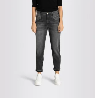 MAC - MAC JEANS - RICH CARROT, Light authentic denim grau - Gr. - 36/28