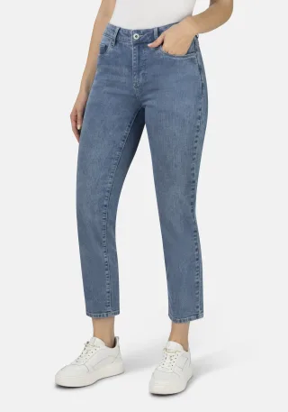 STOOKER WOMEN 5-Pocket-Jeans "Zermatt Straight Fit Denim Jeans" Straight Fit Casual Clean Wash Denim Jeans für Damen