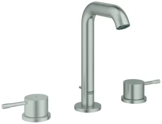 GROHE 3-Loch Waschtischarmatur Essence 20296_1 Zugst.-Ablaufgarnitur supersteel, 20296DC1 20296DC1