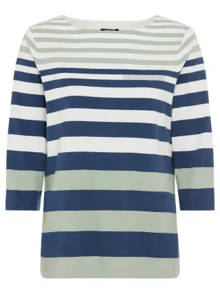 Olsen - T-Shirt Long Sleeves true navy - Gr. - 36