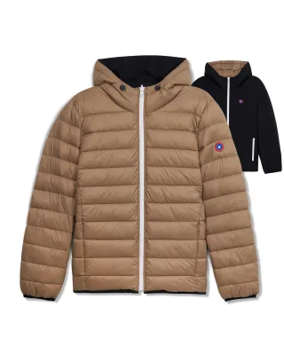 flotte - Wendejacke - Charonne - Unisex schwarz/beige - Gr. - XS