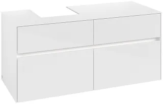 Villeroy & Boch Waschtischunterschrank Collaro C098B0 1200x548x500mm mit Beleuchtung Glossy White C098B0DH