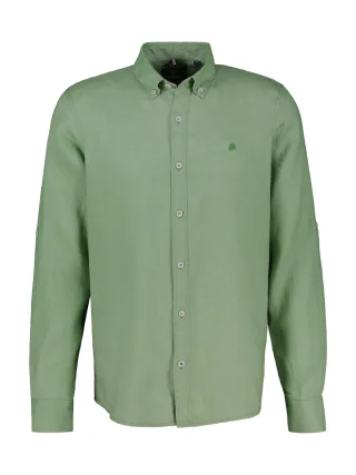 LERROS - BUTTON DOWN sage green - Gr. - M