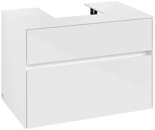 Villeroy & Boch Waschtischunterschrank Collaro C09300 800x548x500mm Glossy White C09300DH