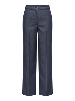 JDY - JDYANTHONY BLOOM HW PANT TLR dark blue denim - Gr. - S/32