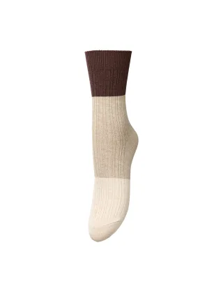 beck söndergaard - Socken - Colourblock beige/braun - Gr. - 37/39