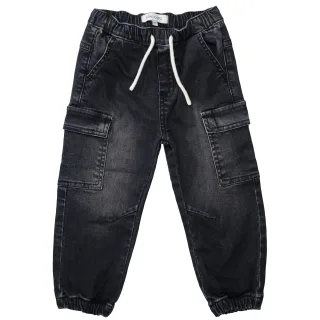 STACCATO - Kn.-Cargo-Jeans black denim - Gr. - 128