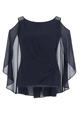 Vera Mont - Chiffonbluse night sky - Gr. - 44
