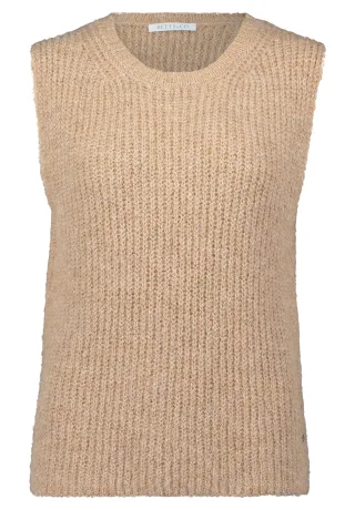 Betty & Co - Strickpullover camel melange - Gr. - 40
