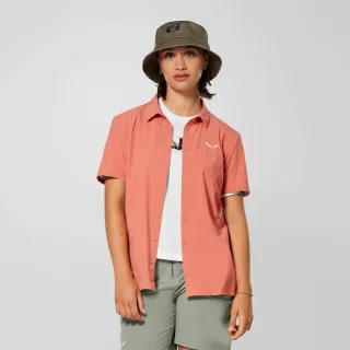 SALEWA - Puez Kurzarm Hemd Damen - Beige (Gr.34)