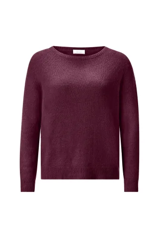 Rich & Royal - Cozy Crew Neck ruby glow - Gr. - S