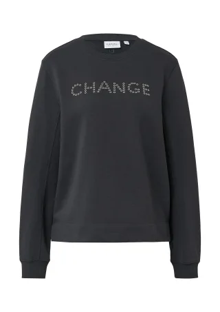comma - Sweatshirt schwarz - Gr. - 34