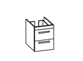 Artiqua 411 Waschtischunterschrank für Starck 3 030348 Riviera Eiche quer NB, 411-WU2L-D16-7179-438 411-WU2L-D16-7179-438