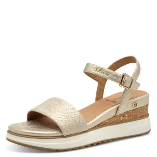 s.Oliver Shoes - Da.-Sandalette champagne - Gr. - 39