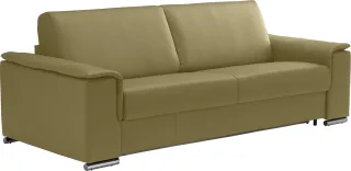 Egoitaliano 2,5-Sitzer "Cecilia, modern & elegant, erstklassiger Sitzkomfort, Breite 234cm" mit verchromten Metallfüßen