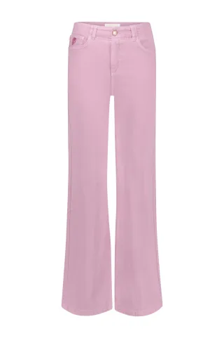 Fabienne Chapot - Wide Leg Cropped Jeans - Hayley pink - Gr. - 29