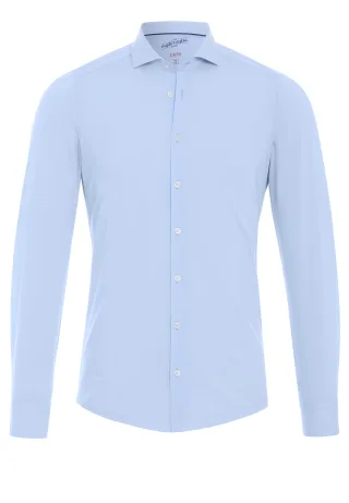pure - PURE- Functional Hemd Langarm blau - Gr. - 43