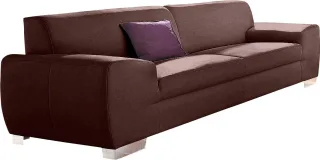 DOMO collection 2,5-Sitzer "Ricardo kubisch, modern und elegant" frei im Raum stellbar