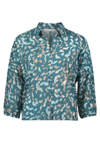 Betty & Co - Hemdbluse emerald/mint - Gr. - 42