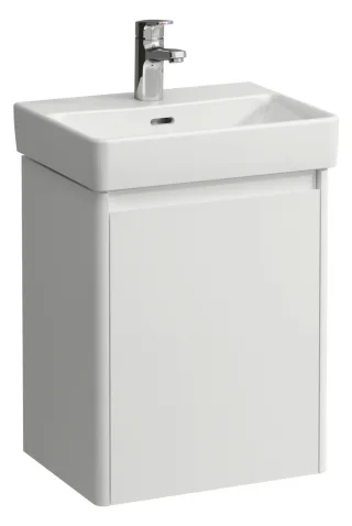 LAUFEN Waschtischunterschrank BASE 2.0 320x422x515 1 Tür links m. Griffmulde f.WT H815961 weiß matt, H4112211082601