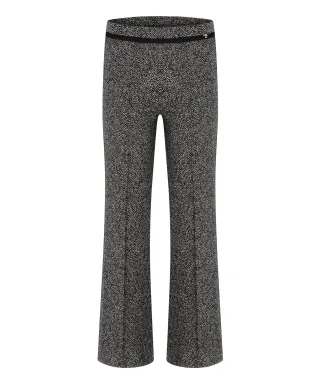CAMBIO - Francoise black/creme herringbone - Gr. - 42/32