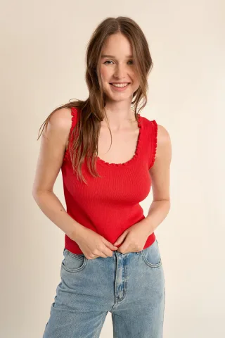 molly bracken - Tanktop rot - Gr. - XS
