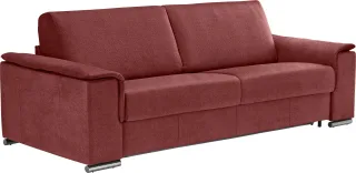 Egoitaliano 2,5-Sitzer "Cecilia, modern & elegant, erstklassiger Sitzkomfort, Breite 234cm" mit verchromten Metallfüßen