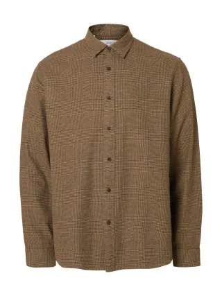SELECTED MEN - SLHREGNOAH BRUSHED LS SHIRT - Gr. - XL