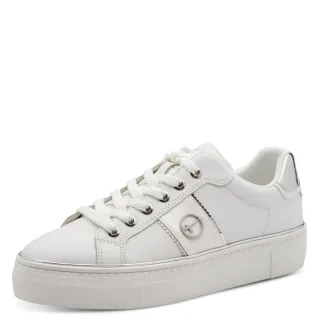 Tamaris - Da.-Schnürer white/silver - Gr. - 41