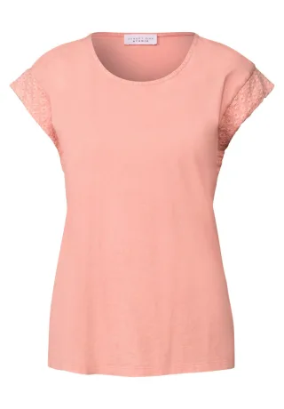 Street One Studio - Shirt im Washed-Look pink - Gr. - 40