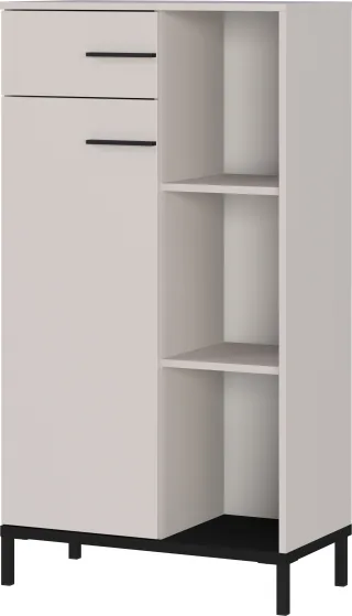 GERMANIA Aktenschrank "GW-Rovigo mit offenem Regal & Schublade," 1 Stk. tlg. spiegelverkehrt montierbar, Höhe 120 cm, Made in Germany