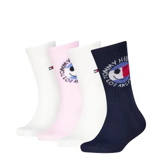Tommy Hilfiger Socken "TH KIDS SOCK 4P SPORT TOMMY SMILEY ECOM" 4 Paar