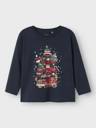 NAME IT - NMMREJULLI NREG LS TOP BOX navy blazer - Gr. - 92