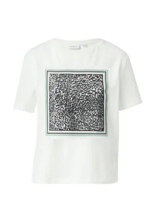 comma - T-Shirt weiß - Gr. - 36
