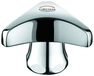 Grohe Griff Trecorn 45081 1/2" Markierung rot mit Kappe chrom, 45081000 45081000