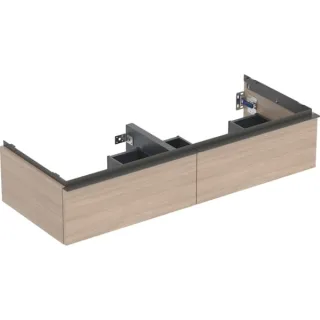 Geberit iCon Unterschrank für Doppel-Waschtisch, 2 Schubladen 502314JH1