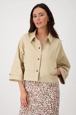 monari - Kurze Trenchjacke camel - Gr. - 42