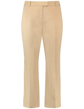 GERRY WEBER Collection - 7/8 Hose mit Bügelfalten caramel - Gr. - 44